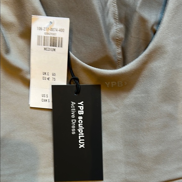 Abercrombie & Fitch Tan Sheath Mini Dress Crew Neck - Picture 2 of 5